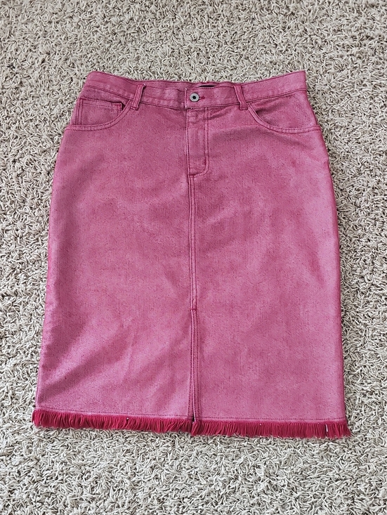 For Joseph Dresses & Skirts - For Joseph Midi Denim Skirt Jean Raw Hem 30/Medium Cotton Blend